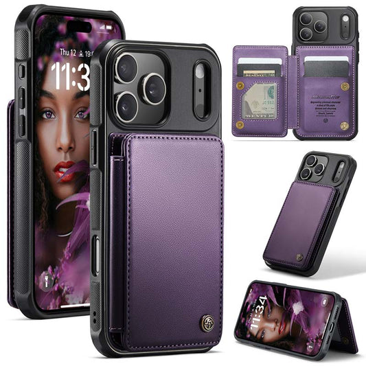 CaseMe Cardholder RFID Phone Case Purple