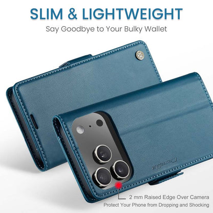 CaseMe RFID Wallet Case Blue