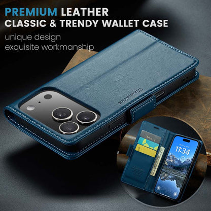 CaseMe RFID Wallet Case Blue