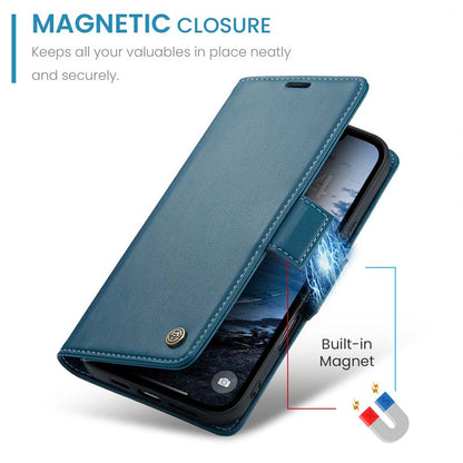 CaseMe RFID Wallet Case Blue