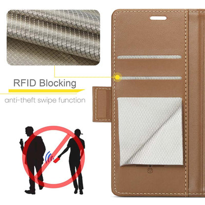 CaseMe RFID Wallet Case Brown