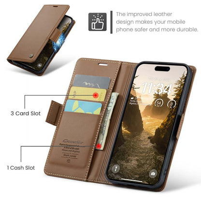 CaseMe RFID Wallet Case Brown