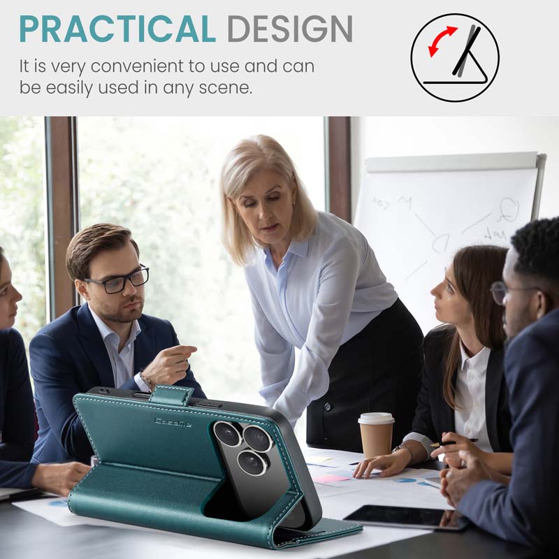 CaseMe RFID Wallet Case Green