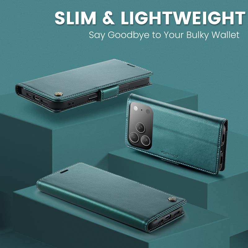CaseMe RFID Wallet Case Green