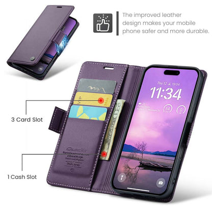 CaseMe RFID Wallet Case Purple