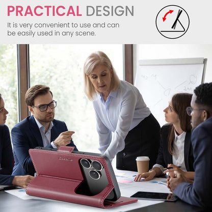 CaseMe RFID Wallet Case Red