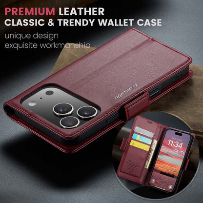 CaseMe RFID Wallet Case Red