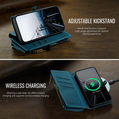 Caseme Crossbody Leather Wallet RFID Phone Case Green