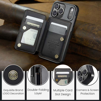 CaseMe Cardholder RFID Phone Case Black
