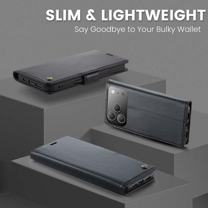 CaseMe RFID Wallet Case Black