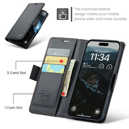 CaseMe RFID Wallet Case Black