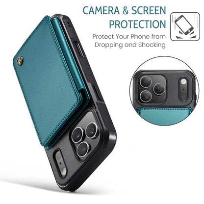 CaseMe Cardholder RFID Phone Case Green