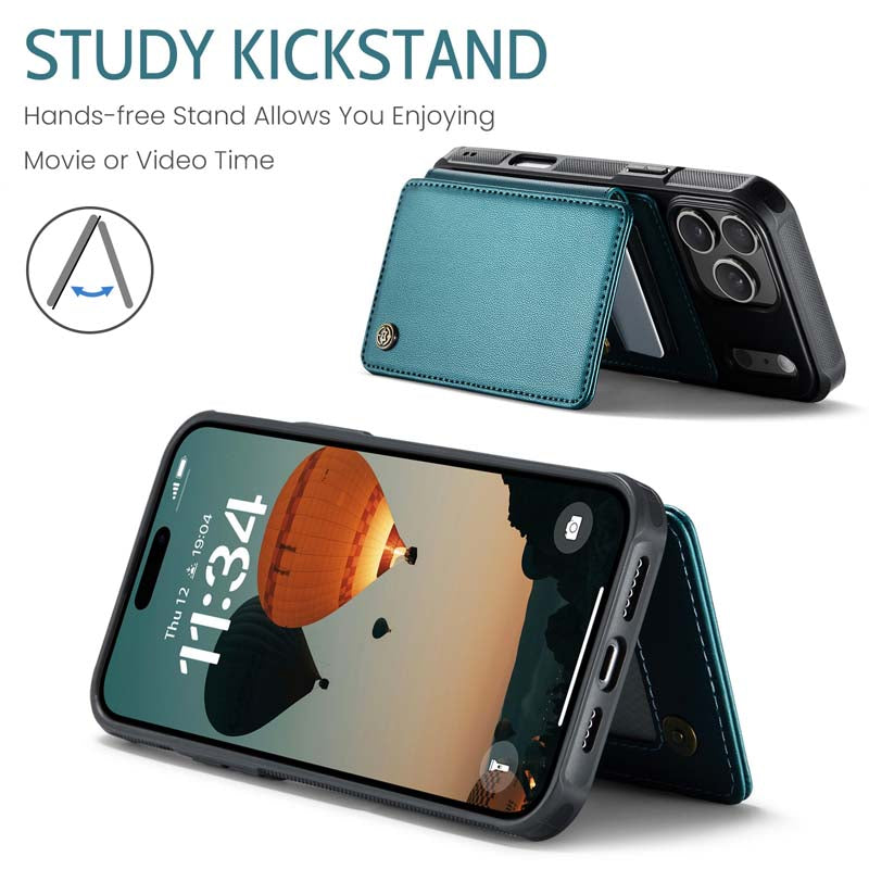 CaseMe Cardholder RFID Phone Case Green