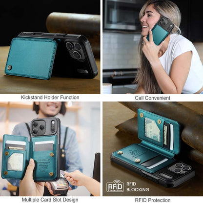 CaseMe Cardholder RFID Phone Case Green