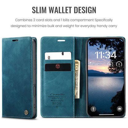 CaseMe Retro Wallet Case Green