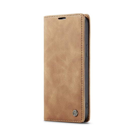 CaseMe Retro Wallet Case Brown