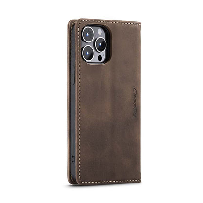 CaseMe Retro Wallet Case Coffee