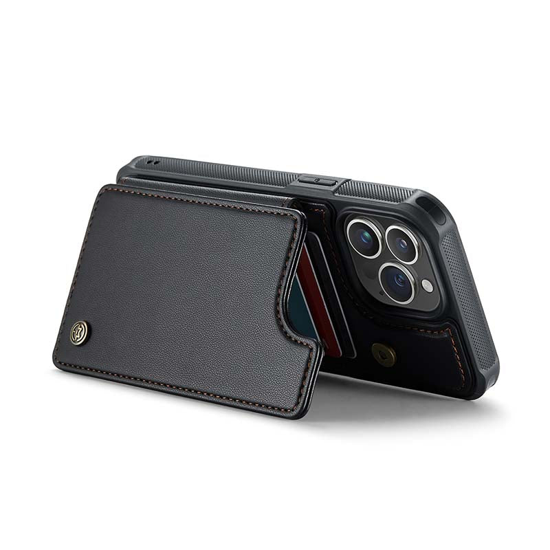 CaseMe Cardholder RFID Phone Case Black