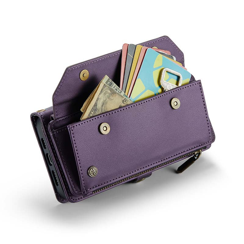 CaseMe Crossbody RFID Phone Bag Purple