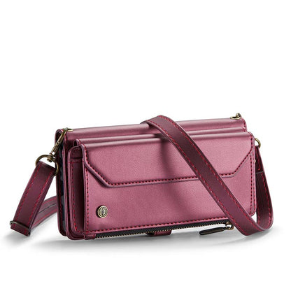 CaseMe Crossbody RFID Phone Bag Red