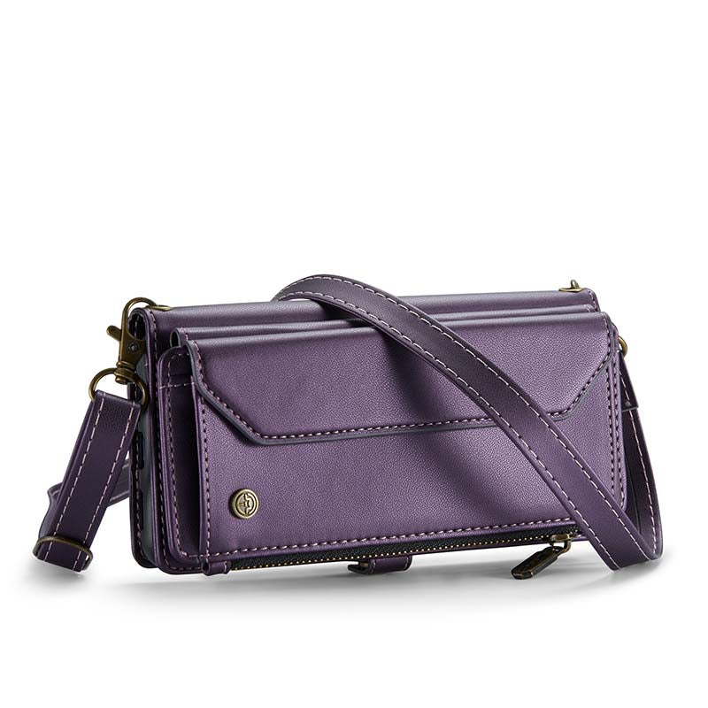 CaseMe Crossbody RFID Phone Bag Purple