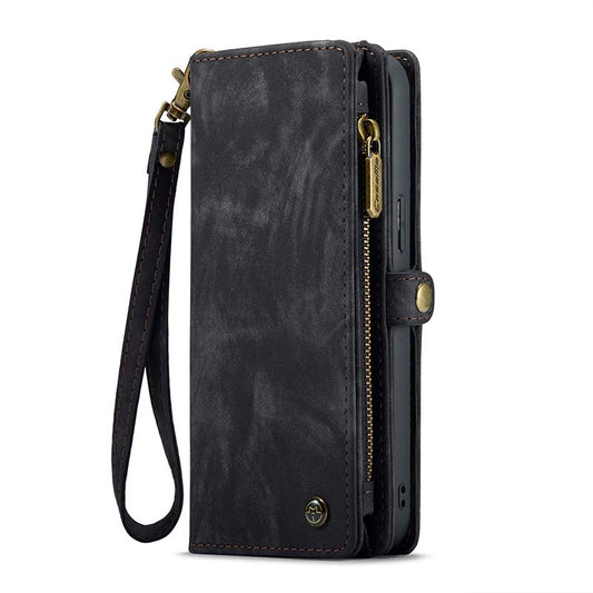 CaseMe Zipper Wallet Detachable Case Black