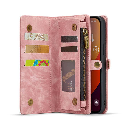 CaseMe Zipper Wallet Detachable Case Pink