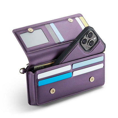 CaseMe Multifunctional Crossbody Phone Bag Purple