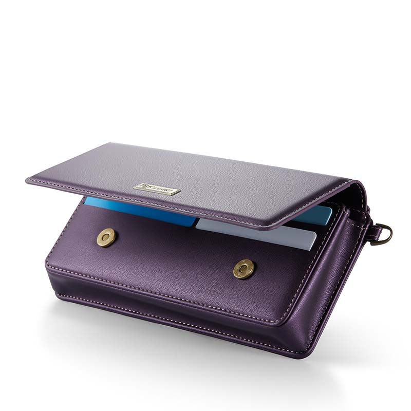 CaseMe Multifunctional Crossbody Phone Bag Purple