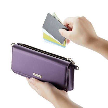 CaseMe Multifunctional Crossbody Phone Bag Purple