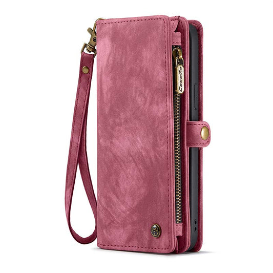 CaseMe Zipper Wallet Detachable Case Red