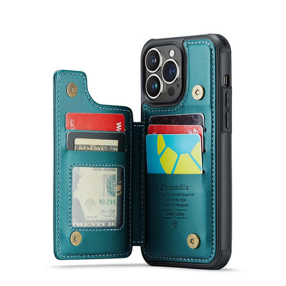 CaseMe Cardholder RFID Phone Case Green