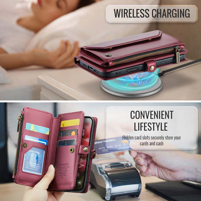 CaseMe Crossbody RFID Phone Bag Red