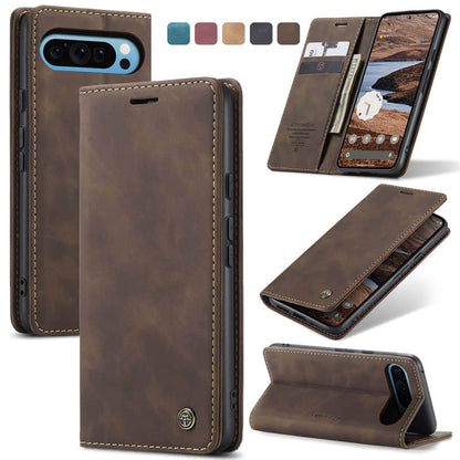 CaseMe Retro Wallet Case Coffee