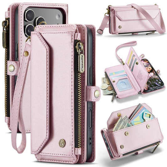 CaseMe Crossbody RFID Phone Bag Pink